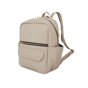 White Rino Cream Backpack Sling Bag